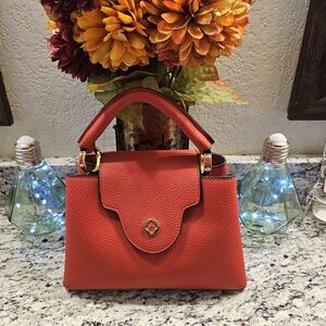 Vibrant Red Capucines MM Mini Bag
